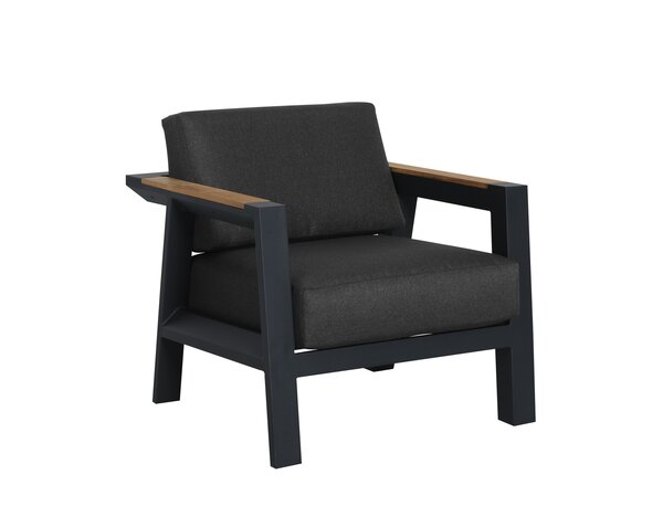 AVH-Collectie Showroommodel Victoria stoel bank loungeset 4 delig aluminium teak