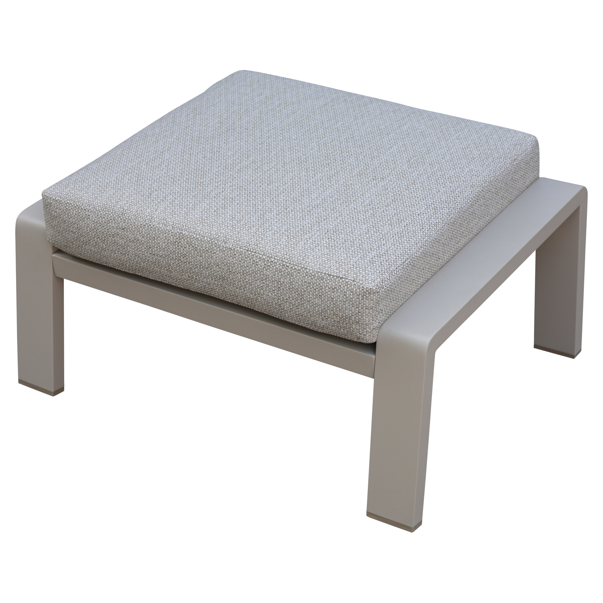 AVH-Collectie Ripasso voetenbank latte zand aluminium