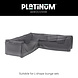 Aerocover Platinum AeroCover Loungesethoes hoekset 255x255x100xH70 Aerocover Platinum AeroCover Loungesethoes hoekset 255x255x100xH70