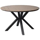 AVH-Collectie Showroommodel Quincy dining tuintafel aluminium 120xH75 cm rond polywood blad AVH-Collectie Showroommodel Quincy dining tuintafel aluminium 120xH75 cm rond polywood blad