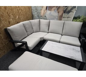 AVH-Collectie Showroommodel Fortaleza hoek loungeset 5 delig antraciet aluminium AVH-Collectie Showroommodel Fortaleza hoek loungeset 5 delig antraciet aluminium