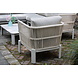 AVH-Collectie Veneto dining hoek loungeset 4 delig aluminium latte zand rope