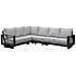 Avellino hoek loungeset 4 delig antraciet aluminium soft grey Avellino hoek loungeset 4 delig antraciet aluminium soft grey
