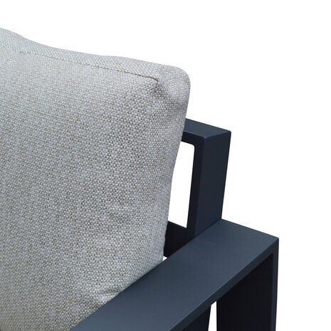 AVH-Collectie Avellino hoek loungeset 4 delig antraciet aluminium soft grey AVH-Collectie Avellino hoek loungeset 4 delig antraciet aluminium soft grey