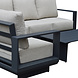 AVH-Collectie Avellino hoek loungeset 4 delig antraciet aluminium soft grey AVH-Collectie Avellino hoek loungeset 4 delig antraciet aluminium soft grey