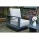 AVH-Collectie Avellino stoel bank loungeset 4 delig antraciet aluminium soft grey