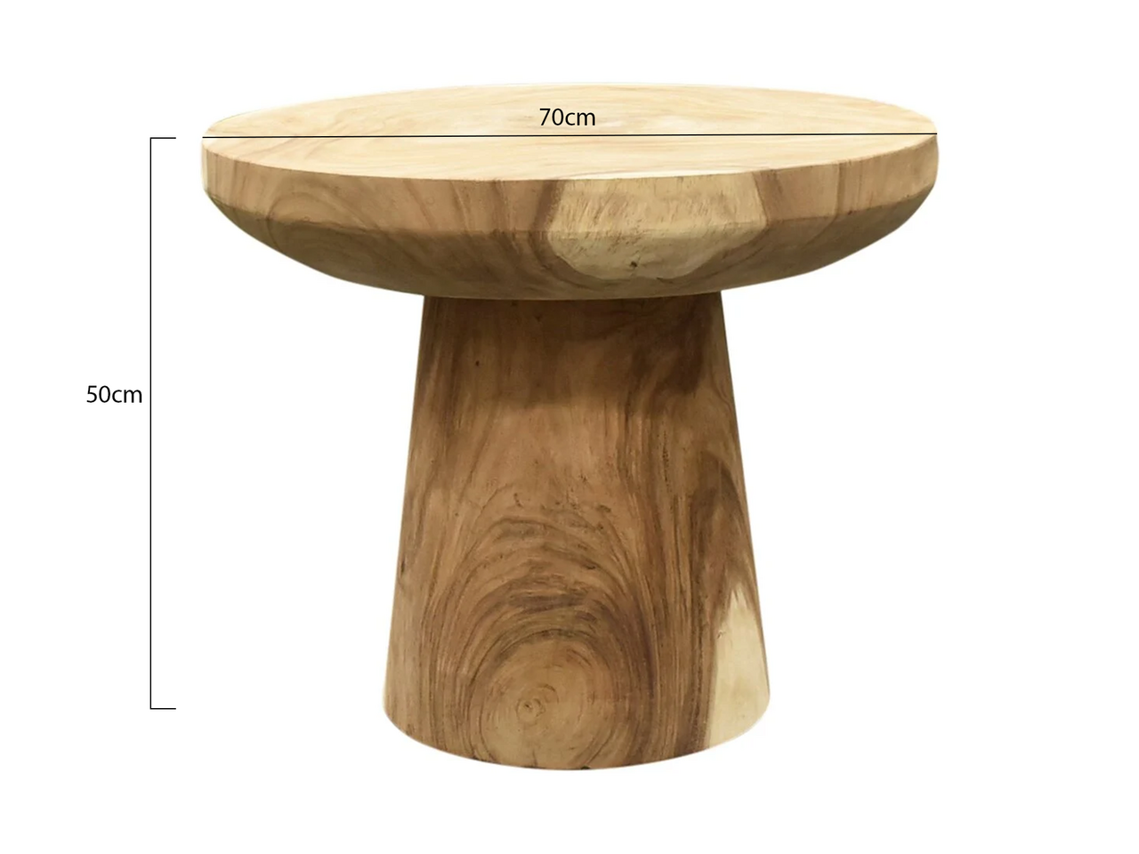 AVH-Collectie Bandung bijzettafel 70x70xH50 cm AVH-Collectie Bandung bijzettafel 70x70xH50 cm