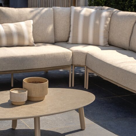 Taste 4SO Florence hoek loungeset 6 delig latte rope Taste 4SO Taste 4SO Florence hoek loungeset 6 delig latte rope Taste 4SO