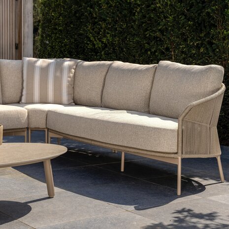 Taste 4SO Florence hoek loungeset 5 delig latte rope Taste 4SO