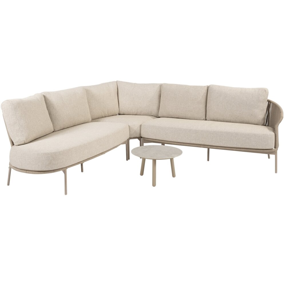 Taste 4SO Florence hoek loungeset 4 delig latte rope Taste 4SO