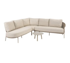Taste 4SO Florence hoek loungeset 4 delig latte rope Taste 4SO Taste 4SO Florence hoek loungeset 4 delig latte rope Taste 4SO