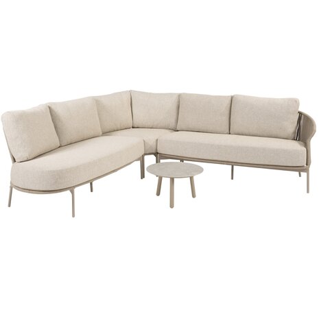 Taste 4SO Florence hoek loungeset 4 delig latte rope Taste 4SO