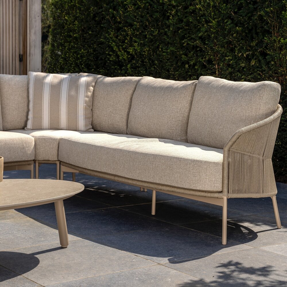 Taste 4SO Florence hoek loungeset 4 delig latte rope Taste 4SO