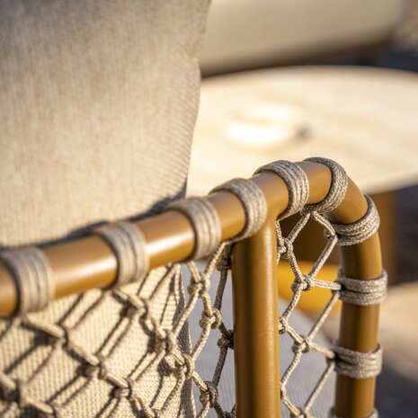 4 Seasons Outdoor Salute Martinique modulaire hoek loungeset 5 delig keramiek amber 4 Seasons Outdoor