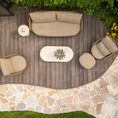 4 Seasons Outdoor Hampton Molina stoel bank loungeset 4 delig mortex amber 4 Seasons Outdoor 4 Seasons Outdoor Hampton Molina stoel bank loungeset 4 delig mortex amber 4 Seasons Outdoor