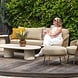 4 Seasons Outdoor Hampton Molina stoel bank loungeset 5 delig mortex amber 4 Seasons Outdoor
