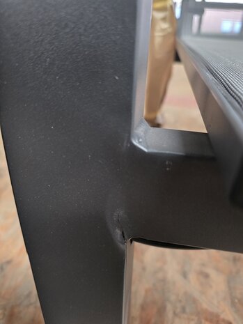 AVH-Collectie Showroommodel Vegas lounge balkonset 2 delig verstelbaar antraciet