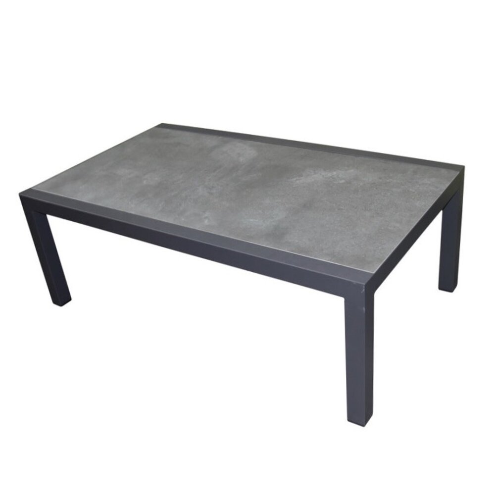 AVH-Collectie Showroommodel Montenegro stoel-bank loungeset 4-delig antraciet aluminium AVH-Collectie Showroommodel Montenegro stoel-bank loungeset 4-delig antraciet aluminium