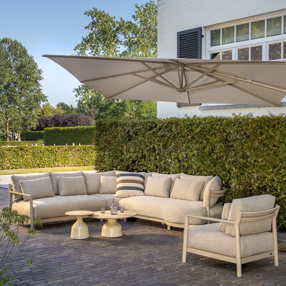 4 Seasons Outdoor Mykonos modulaire hoek loungeset 3 delig latte 4 Seasons Outdoor 4 Seasons Outdoor Mykonos modulaire hoek loungeset 3 delig latte 4 Seasons Outdoor