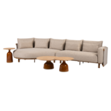 4 Seasons Outdoor June Safina modulaire chaise longue loungeset 5 delig teak amber 4 Seasons Outdoor 4 Seasons Outdoor June Safina modulaire chaise longue loungeset 5 delig teak amber 4 Seasons Outdoor