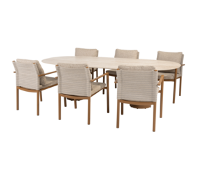 4 Seasons Outdoor Colorado Safina dining tuinset 240x105xH75 cm 7 delig keramiek amber 4 Seasons Outdoor 4 Seasons Outdoor Colorado Safina dining tuinset 240x105xH75 cm 7 delig keramiek amber 4 Seasons Outdoor
