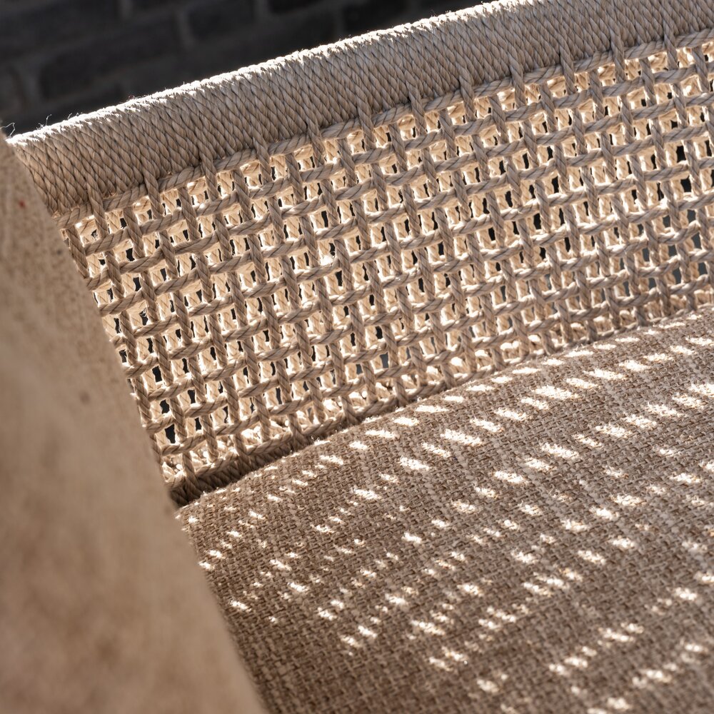 4 Seasons Outdoor Prado Savanne dining tuinset 240x105xH75 cm 7 delig keramiek terre 4 Seasons Outdoor