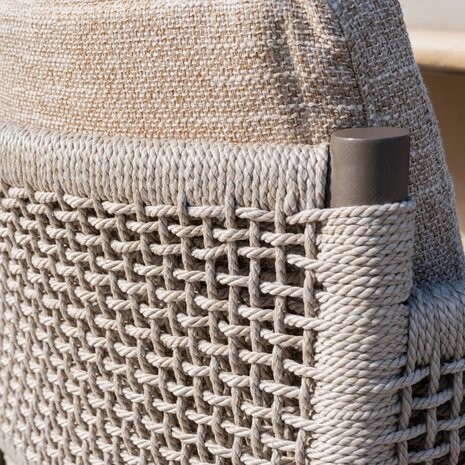 4 Seasons Outdoor Prado Savanne dining tuinset 240x105xH75 cm 7 delig keramiek terre 4 Seasons Outdoor