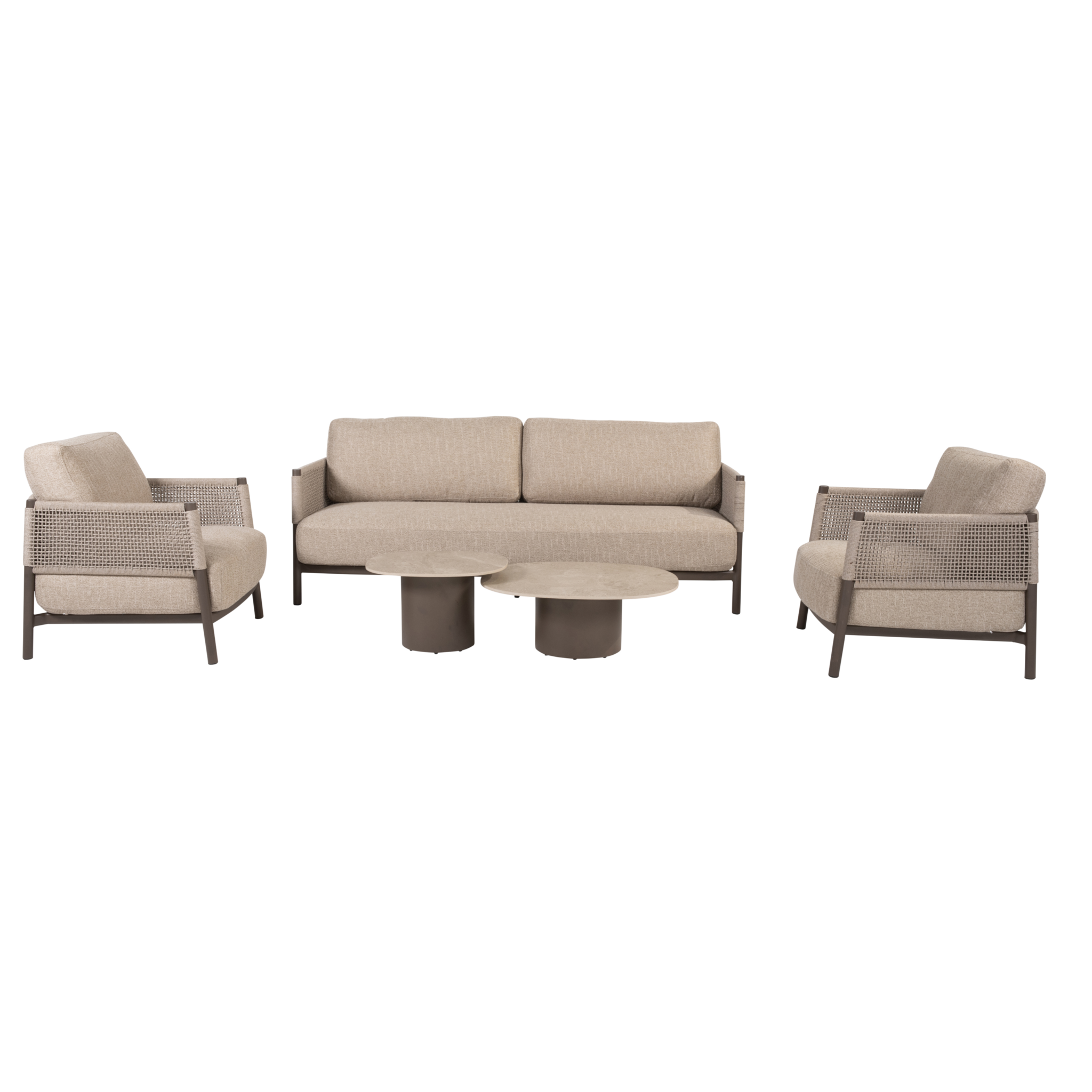 4 Seasons Outdoor Sofie Savanne stoel bank loungeset 5 delig keramiek terre 