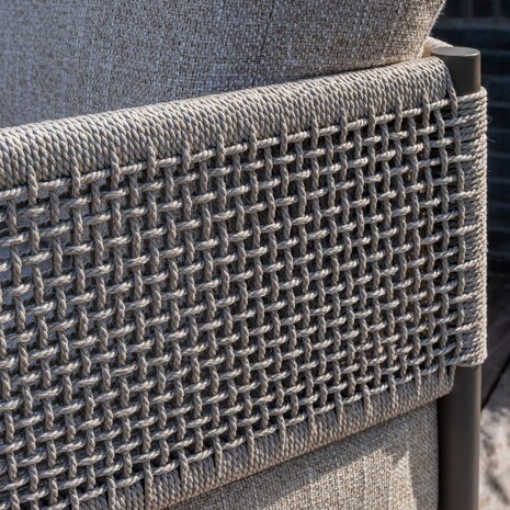 4 Seasons Outdoor Hampton Savanne stoel bank loungeset 5 delig mortex terre 4 Seasons Outdoor