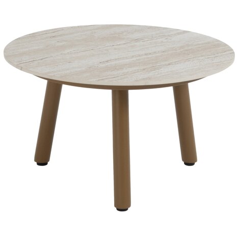 4 Seasons Outdoor Salute lounge tuintafels set van 2 amber keramisch blad Taste 4SO