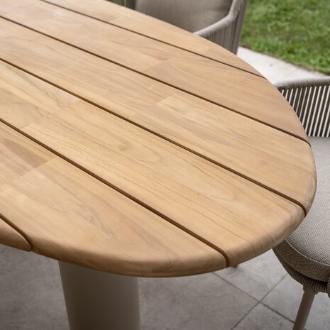 Taste 4SO Estate dining tuintafel mango 240x105xH75 cm teak latte Taste 4SO