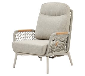 AVH-Collectie Monza verstelbare lounge tuinstoel aluminium latte AVH-Collectie Monza verstelbare lounge tuinstoel aluminium latte