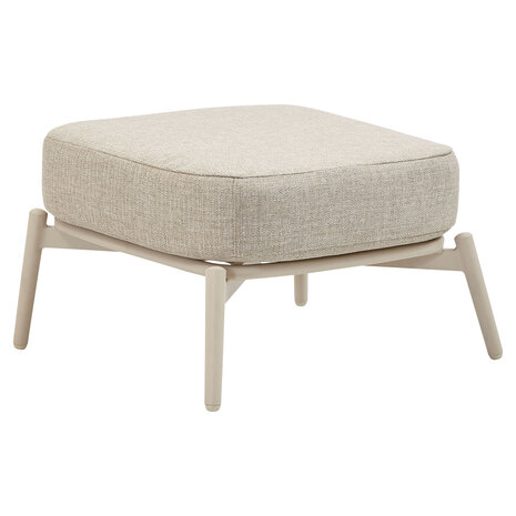 AVH-Collectie Monza voetenbank aluminium latte