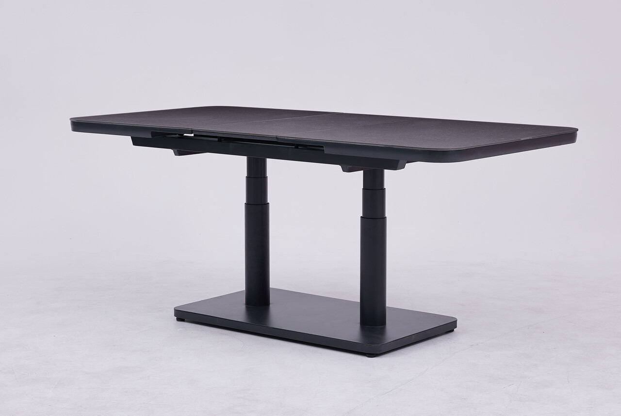 AVH-Collectie Savanna verstelbare loungeset 4 delig antraciet aluminium