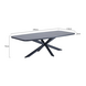 AVH-Collectie Sayanora dining tuintafel boat shape 240x110xH74 cm keramiek aluminium antraciet AVH-Collectie Sayanora dining tuintafel boat shape 240x110xH74 cm keramiek aluminium antraciet