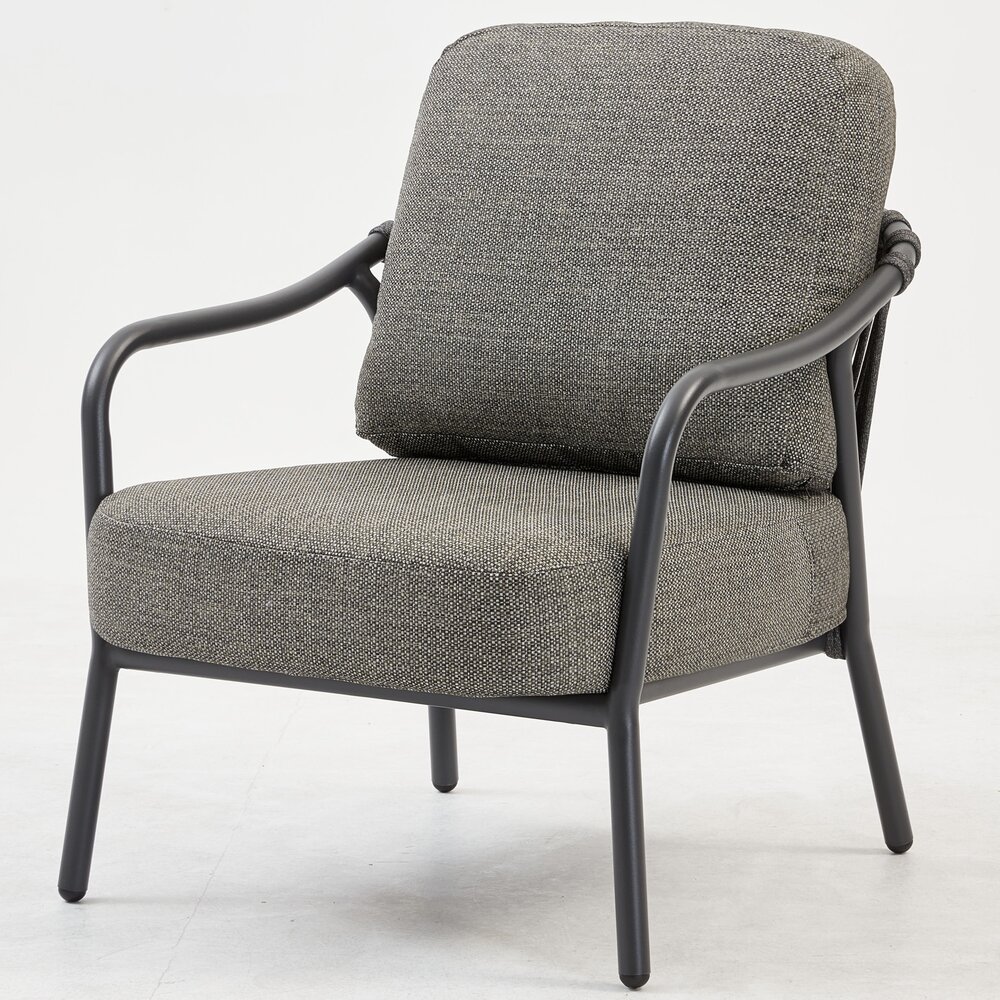 AVH-Collectie Serenno lounge tuinstoel aluminium antraciet AVH-Collectie Serenno lounge tuinstoel aluminium antraciet