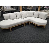 AVH-Collectie Showroommodel Madrid organische hoek loungeset 2 delig teakhout AVH-Collectie Showroommodel Madrid organische hoek loungeset 2 delig teakhout