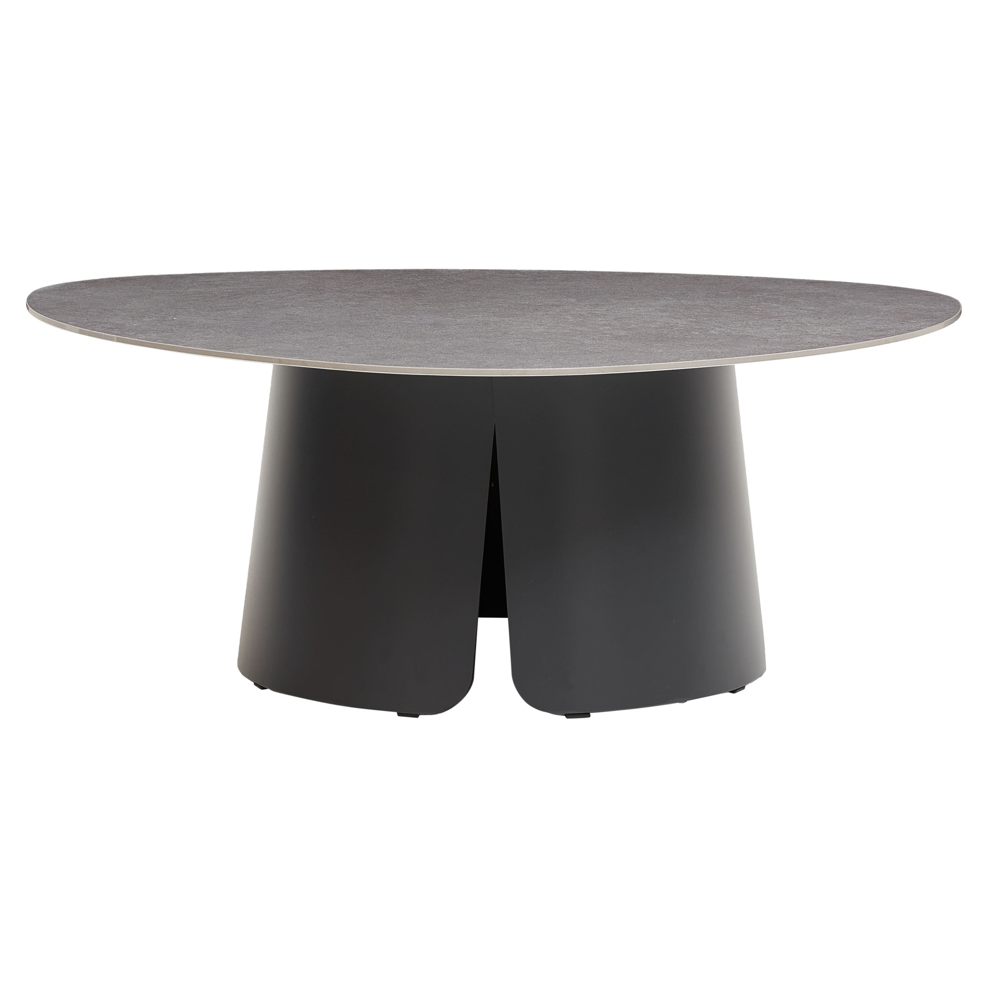 AVH-Collectie Serenno lounge tuintafel 97x97xH37 cm aluminium antraciet