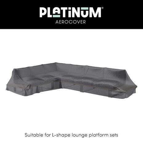 Aerocover Platinum AeroCover Loungeset platformhoes links 350x275x90xH30/45/70 Aerocover Platinum AeroCover Loungeset platformhoes links 350x275x90xH30/45/70