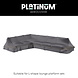 Aerocover Platinum AeroCover Loungeset platformhoes links 350x275x90xH30/45/70 Aerocover Platinum AeroCover Loungeset platformhoes links 350x275x90xH30/45/70