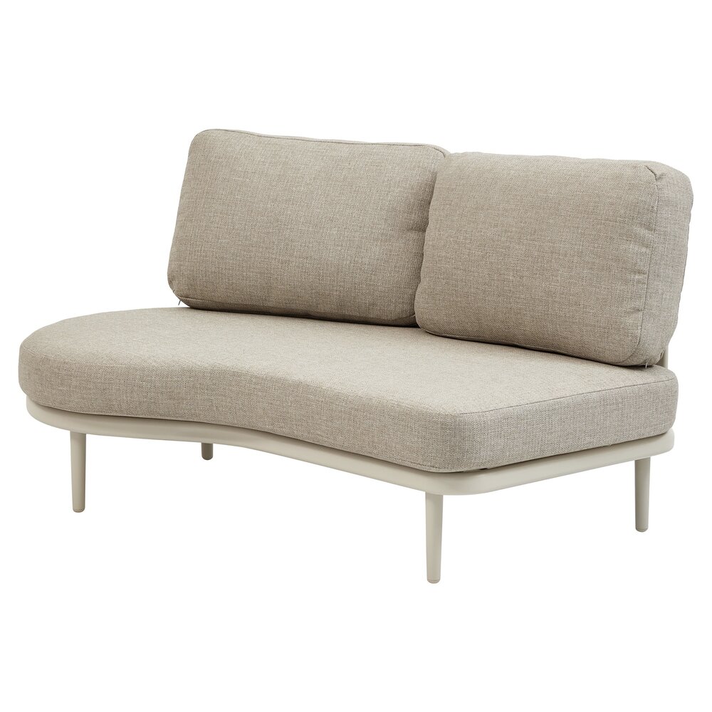 AVH-Collectie Savanna organische loungeset 5 delig aluminium latte AVH-Collectie Savanna organische loungeset 5 delig aluminium latte