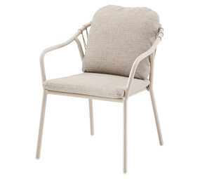 AVH-Collectie Sandora dining tuinstoel aluminium latte stapelbaar AVH-Collectie Sandora dining tuinstoel aluminium latte stapelbaar