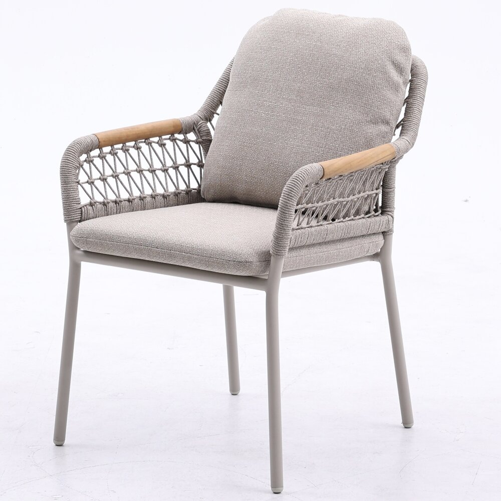 AVH-Collectie Monza dining tuinstoel aluminium latte AVH-Collectie Monza dining tuinstoel aluminium latte