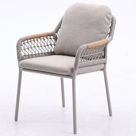 AVH-Collectie Monza dining tuinstoel aluminium latte AVH-Collectie Monza dining tuinstoel aluminium latte