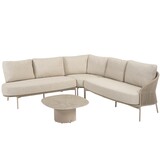 Taste 4SO Florence hoek loungeset 4 delig latte rope Taste 4SO Taste 4SO Florence hoek loungeset 4 delig latte rope Taste 4SO