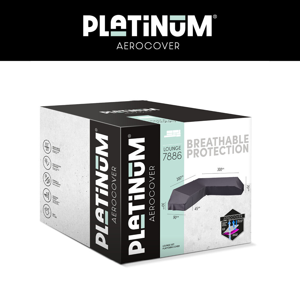 Aerocover Platinum AeroCover Loungeset platformhoes 300x300x90xH30/45/70 Aerocover Platinum AeroCover Loungeset platformhoes 300x300x90xH30/45/70