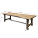 AVH-Collectie Pearl dining tuintafel 250x100xH77,5 cm teak AVH-Collectie Pearl dining tuintafel 250x100xH77,5 cm teak