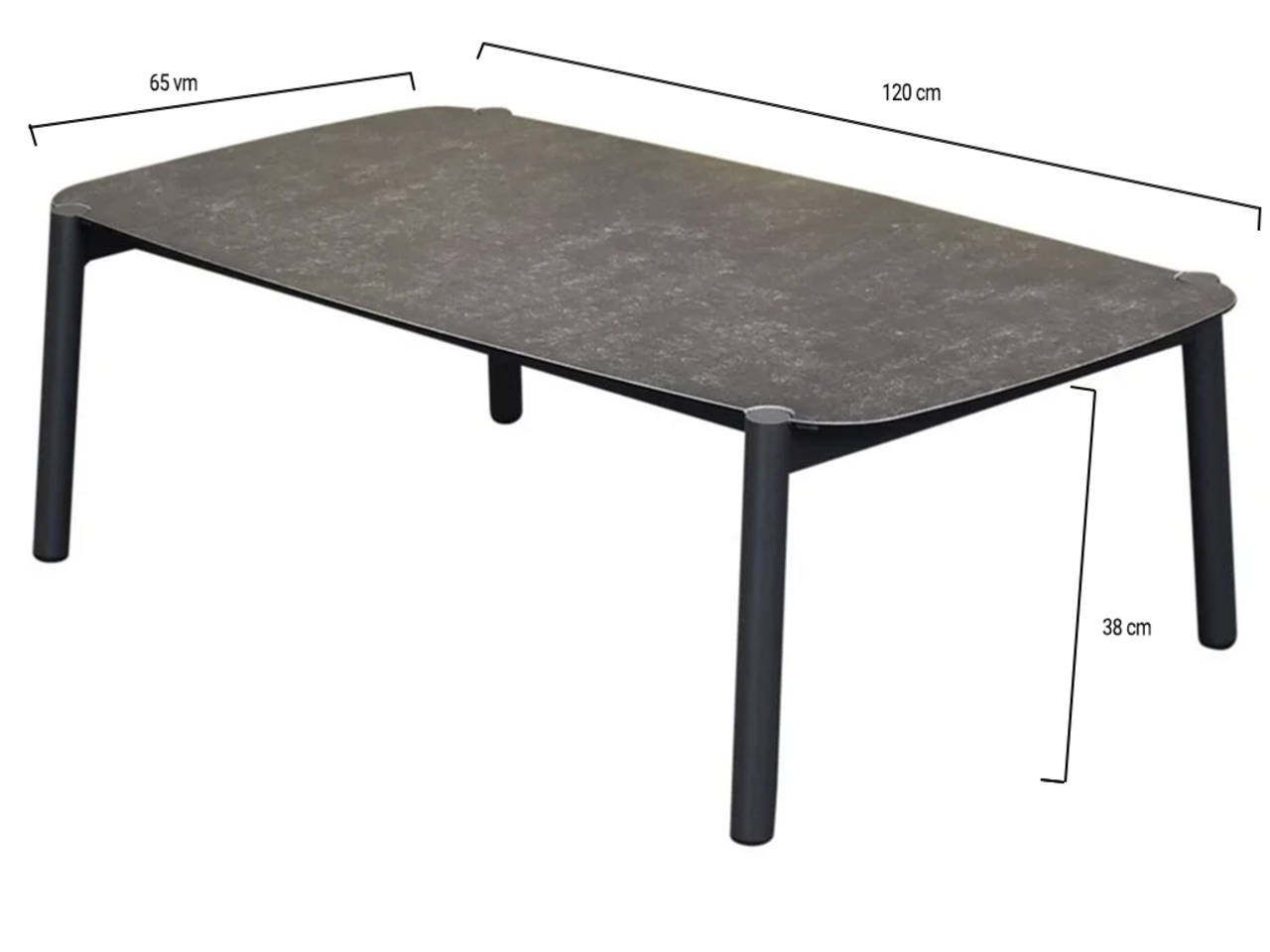 AVH-Collectie Amanda lounge tuintafel 120x65xH38 cm AVH-Collectie Amanda lounge tuintafel 120x65xH38 cm