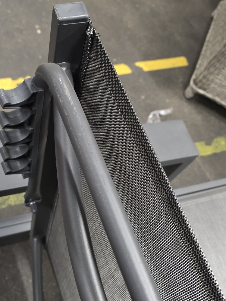 Showroommodel Garden Impressions Cube ligbed aluminium antraciet ( set van 2 )