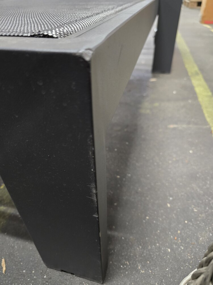 Showroommodel Garden Impressions Cube ligbed aluminium antraciet ( set van 2 )